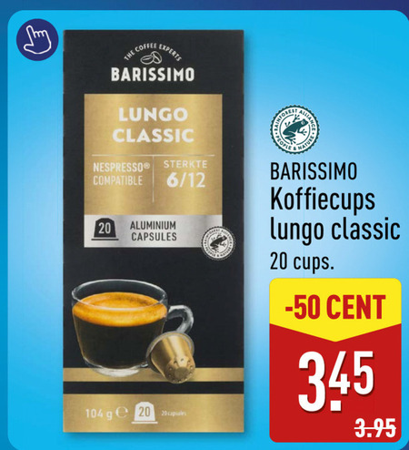 Barissimo   koffiecups folder aanbieding bij  Aldi - details