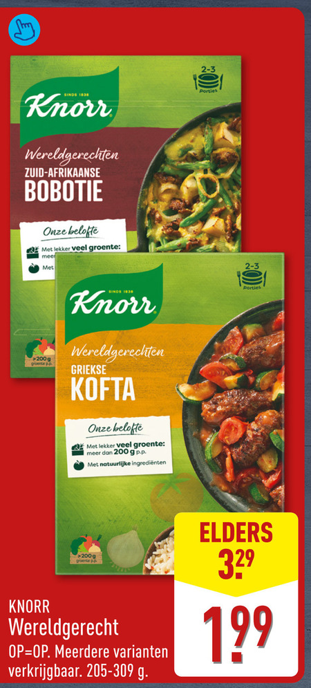 Knorr   maaltijdmix folder aanbieding bij  Aldi - details