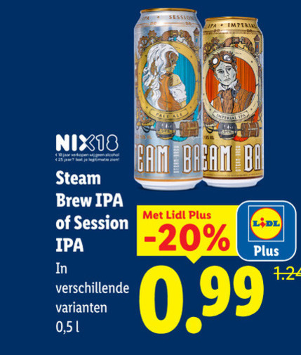 Steam Brew   speciaalbier folder aanbieding bij  Lidl - details