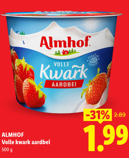 Almhof   kwark folder aanbieding bij  Lidl - details