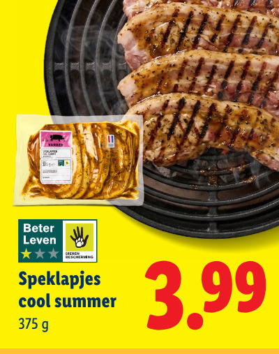 speklapjes beter leven dieren cool summer 3.99 folder aanbieding bij Lidl