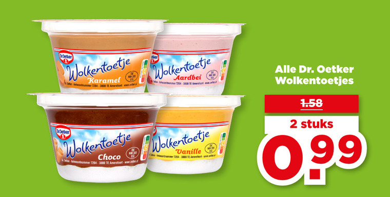 Dr Oetker   toetje folder aanbieding bij  Plus - details