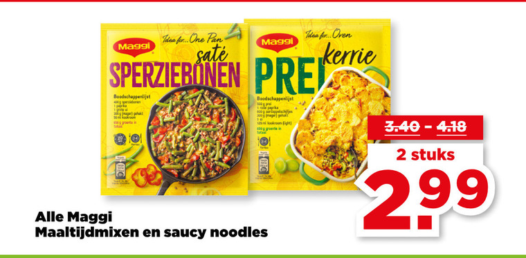 Maggi   maaltijdmix folder aanbieding bij  Plus - details