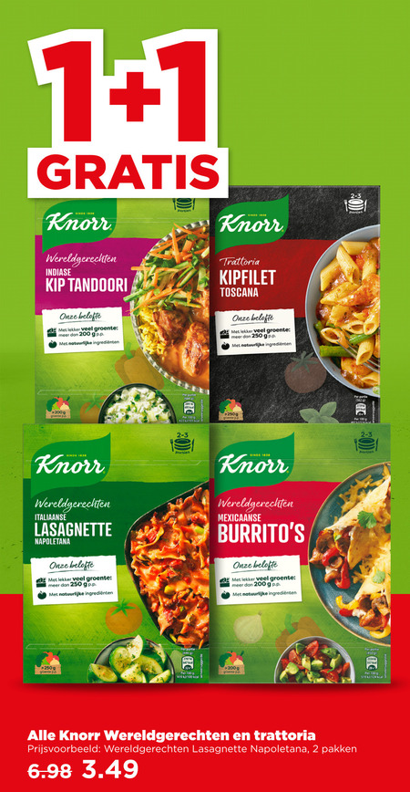 Knorr   maaltijdmix folder aanbieding bij  Plus - details