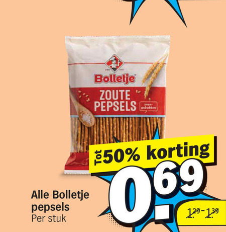 Bolletje   zoutje folder aanbieding bij  Albert&nbsp;Heijn - details