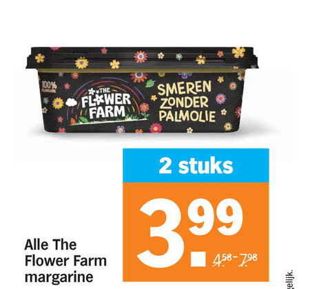 Flower Farm   margarine folder aanbieding bij  Albert&nbsp;Heijn - details