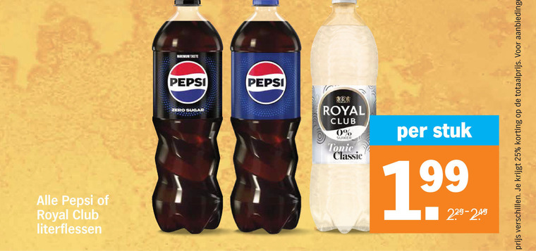 Royal Club   cola, frisdrank folder aanbieding bij  Albert&nbsp;Heijn - details