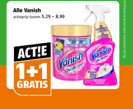 Vanish   vlekkenverwijderaar folder aanbieding bij  Poiesz - details