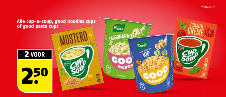 Cup a Soup   soep, noodles folder aanbieding bij  Poiesz - details