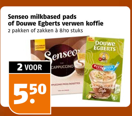 Douwe Egberts   koffiepad, oploskoffie folder aanbieding bij  Poiesz - details