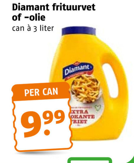Diamant   frituurvet, frituurolie folder aanbieding bij  Poiesz - details