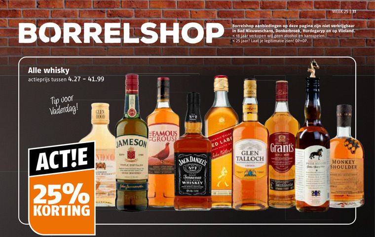 Glenlivet   whisky folder aanbieding bij  Poiesz - details
