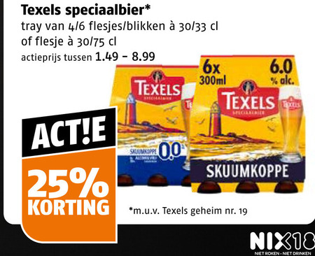 Texels   speciaalbier folder aanbieding bij  Poiesz - details