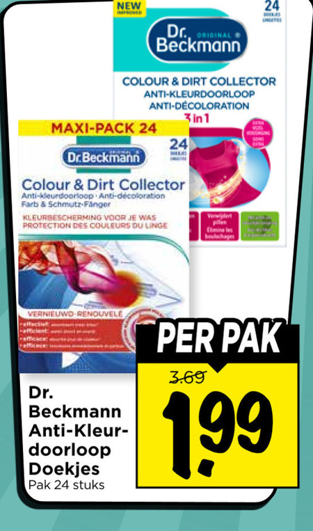 Beckmann   wasdoekjes folder aanbieding bij  Vomar - details