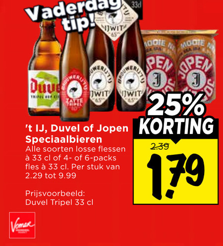 Jopen   speciaalbier folder aanbieding bij  Vomar - details
