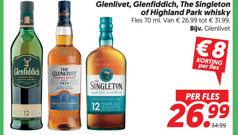 Highland Park   whisky folder aanbieding bij  Dekamarkt - details