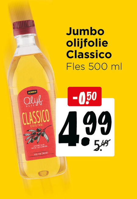 jumbo huismerk olijfolie 500 olijf classico original fm zacht fles ml folder aanbieding bij Jumbo Jumbo Huismerk olijfolie folder aanbieding bij Jumbo - details