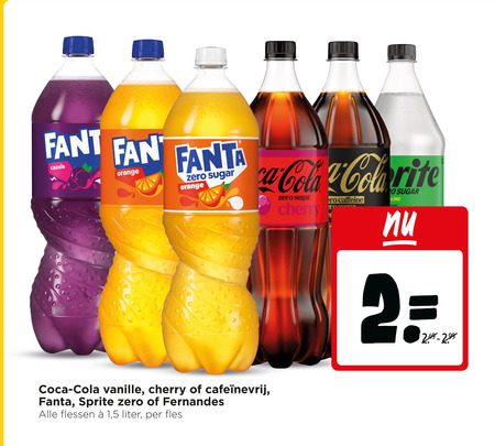 Fanta   frisdrank, cola folder aanbieding bij  Jumbo - details