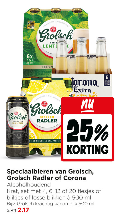 Grolsch   radler bier, speciaalbier folder aanbieding bij  Jumbo - details