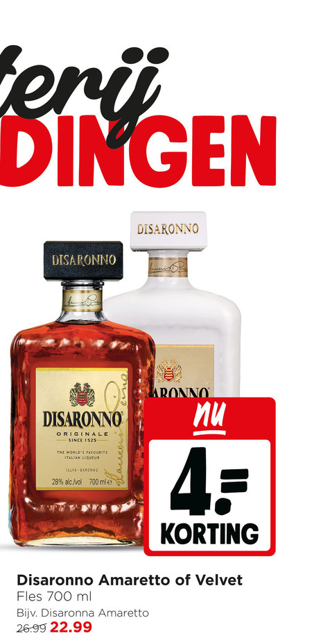 Disaronno   amaretto folder aanbieding bij  Jumbo - details
