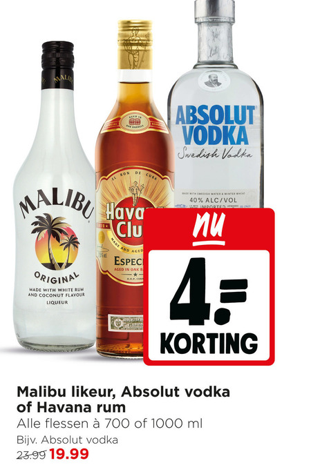 Havana Club   wodka, likeur folder aanbieding bij  Jumbo - details