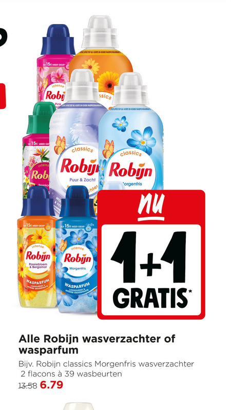 Robijn   wasverzachter folder aanbieding bij  Jumbo - details
