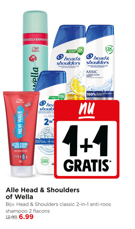 Wella   shampoo, hairspray folder aanbieding bij  Jumbo - details