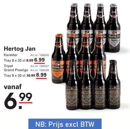 Hertog Jan   speciaalbier folder aanbieding bij  Sligro - details