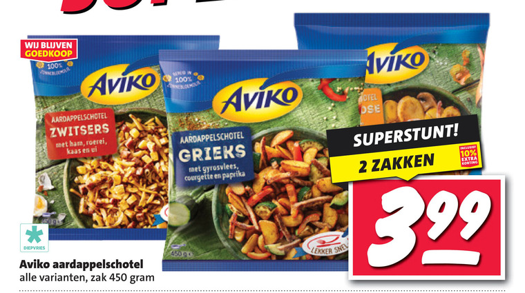 Aviko   diepvriesmaaltijd folder aanbieding bij  Nettorama - details