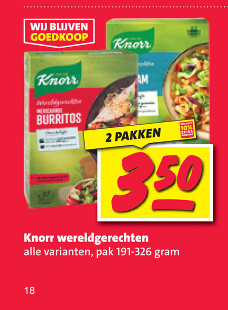 Knorr   maaltijdmix folder aanbieding bij  Nettorama - details
