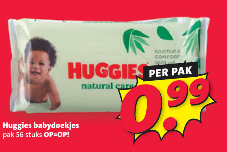 Huggies   billendoekjes folder aanbieding bij  Nettorama - details