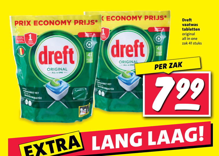 Dreft   vaatwasmiddel folder aanbieding bij  Nettorama - details