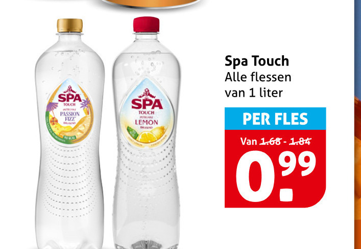 Spa en Fruit   fruitdrank folder aanbieding bij  Hoogvliet - details
