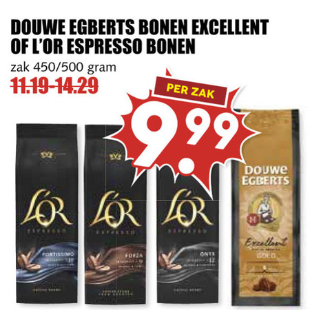 Douwe Egberts   koffiebonen folder aanbieding bij  MCD&nbsp;Supermarkt&nbsp;Basis - details
