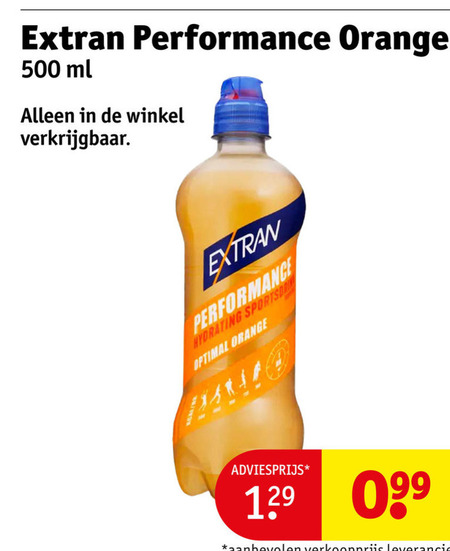 Extran   sportdrank folder aanbieding bij  Kruidvat - details