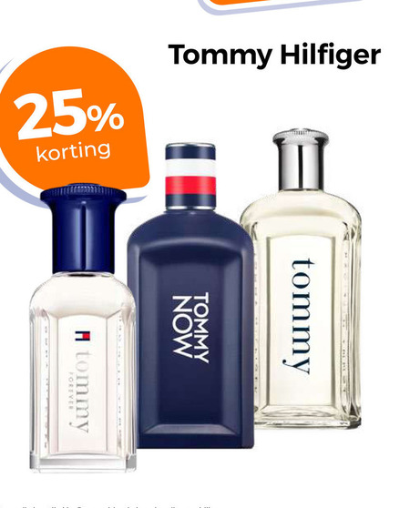 Tommy Hilfiger   eau de toilette folder aanbieding bij  Trekpleister - details