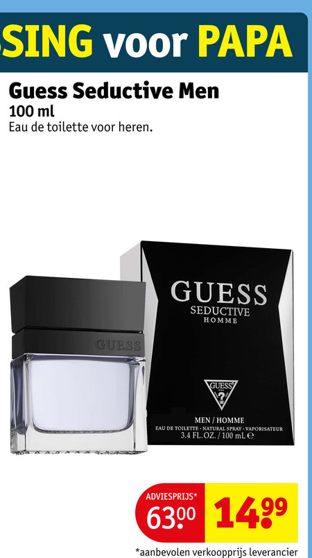 Guess   eau de toilette folder aanbieding bij  Kruidvat - details