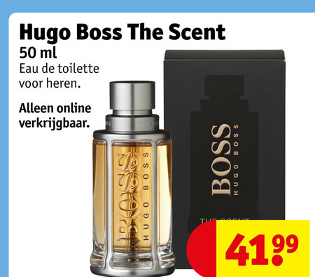 Hugo Boss   eau de toilette folder aanbieding bij  Kruidvat - details