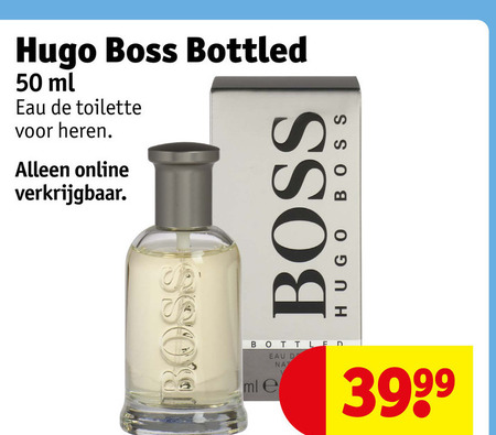 Hugo Boss   eau de toilette folder aanbieding bij  Kruidvat - details