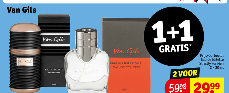 Van Gils   eau de toilette folder aanbieding bij  Kruidvat - details