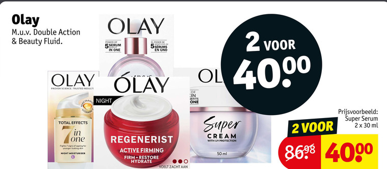 Olaz   dagcreme, nachtcreme folder aanbieding bij  Kruidvat - details
