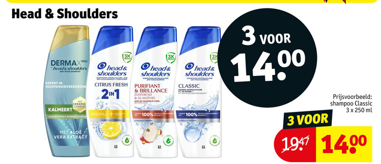 Head and Shoulders   shampoo folder aanbieding bij  Kruidvat - details