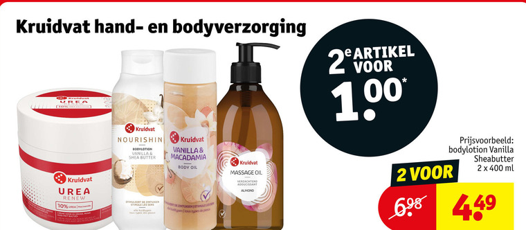 Kruidvat Huismerk   bodylotion, handcreme folder aanbieding bij  Kruidvat - details