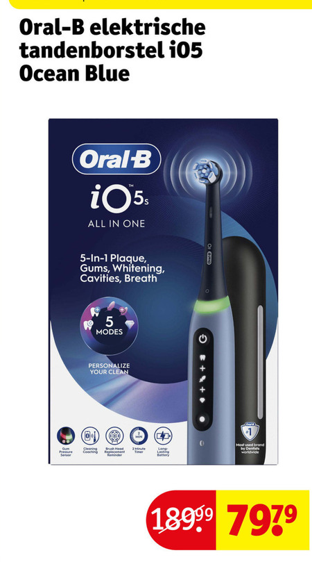 Braun Oral-B   electrische tandenborstel folder aanbieding bij  Kruidvat - details