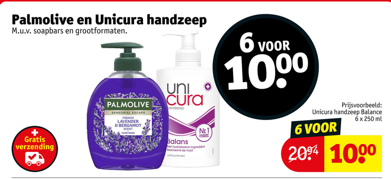 Palmolive   handzeep folder aanbieding bij  Kruidvat - details