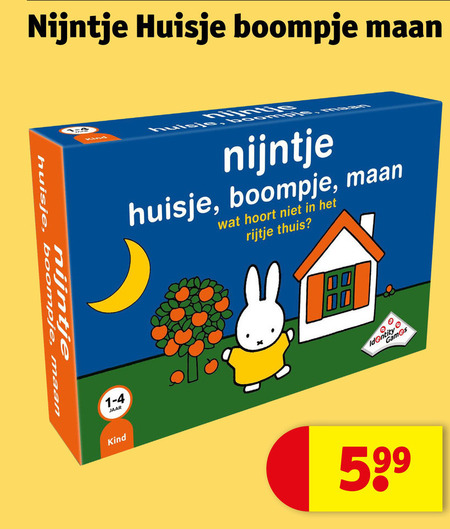 Nijntje   kinderspelletje folder aanbieding bij  Kruidvat - details