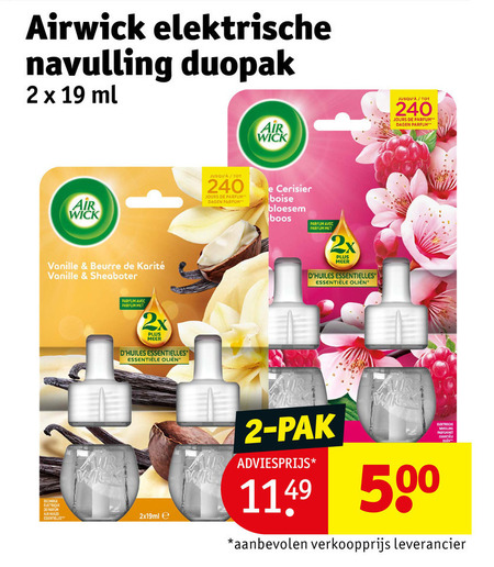 Airwick   luchtverfrisser folder aanbieding bij  Kruidvat - details