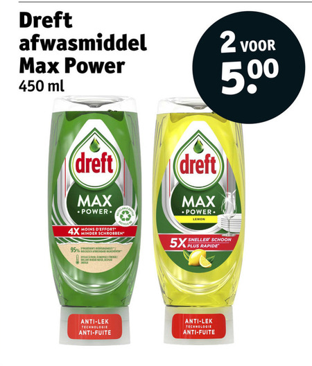 Dreft   afwasmiddel folder aanbieding bij  Kruidvat - details