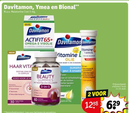 Davitamon   vitamine folder aanbieding bij  Kruidvat - details