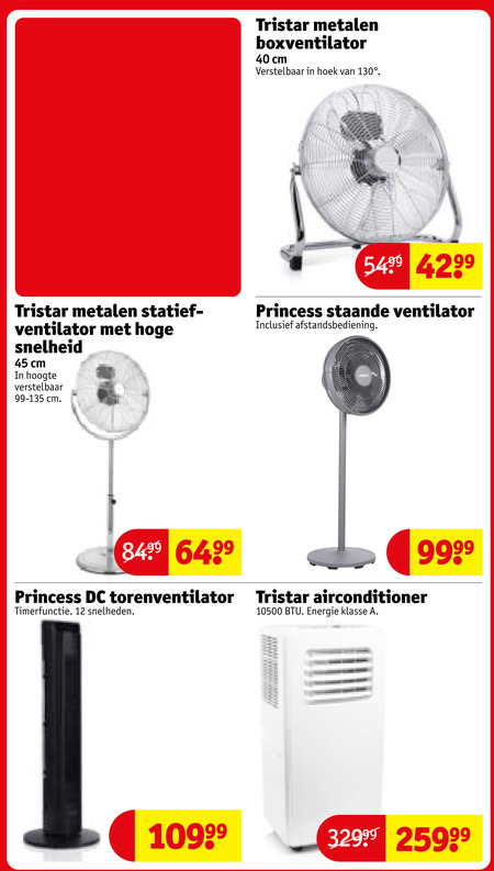 ventilator 12 40 45 tristar metalen boxventilator cm verstelbaar hoek snelheid hoogte princess staande afstandsbediening dc torenventilator airconditioner timerfunctie snelheden energie klasse folder aanbieding bij Kruidvat